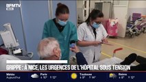 Avec l'épidémie de grippe qui progresse, les urgences de l'hôpital de Nice sont sous tension