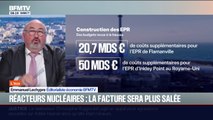 SIGNÉ BFM - EDF révise à la hausse le coût de construction maximal des six réacteurs EPR2 qu'il estime désormais à 72,8 milliards d'euros