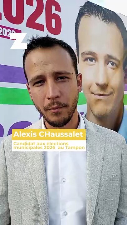 Municipales 2026 au Tampon : Alexis Chaussalet présente son programme