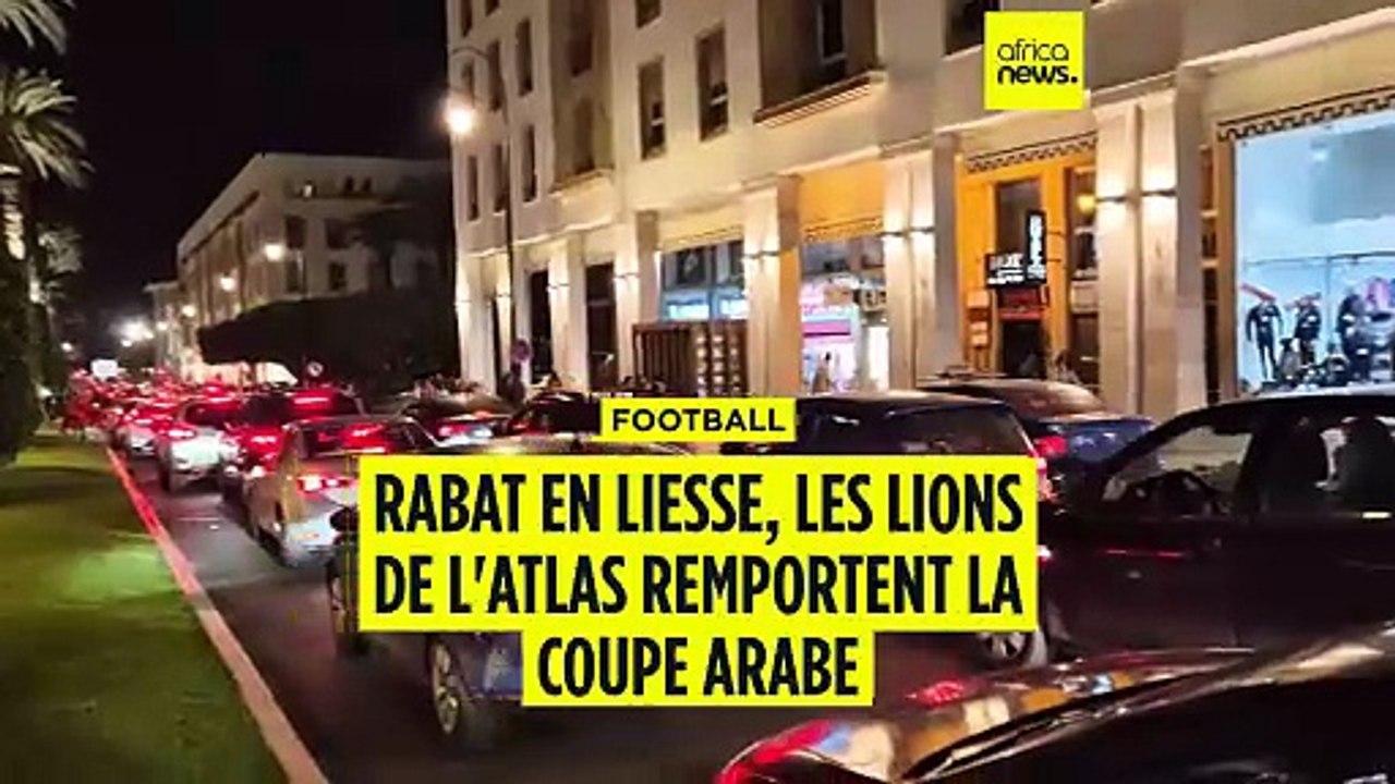 Le Maroc en liesse, les Lions de l'Atlas remportent la coupe Arabe