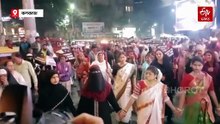 হাত হঠাও, নীতীশের হিজাব খোলার বিরুদ্ধে মশাল মিছিলে গর্জে উঠল কলকাতা