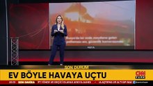 Saniyeler içinde yerle bir oldu: Rusya'da ev böyle havaya uçtu!