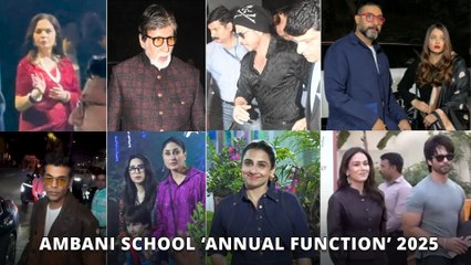 Amitabh Bachchan, Shah Rukh Khan, Kareena Kapoor & Other Star Parents Attend Annual Day 2025 At Ambani School