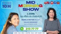 🔵 MID MORNING SHOW [L-Zone] Thème : Les effets du chatbot AI Pamela Patten reçoit Virginie Saramandif, psychothérapeute sociale