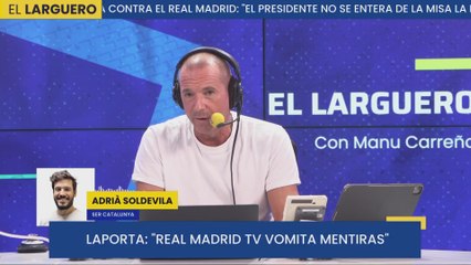 La brutal réplica de Carreño a Laporta