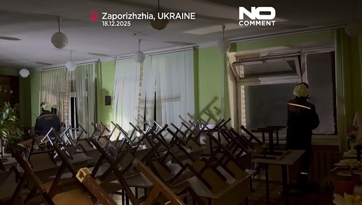 Bombas rusas golpean Zaporiyia, dejan 35 heridos y intensifican los combates en el frente