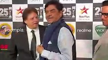 actor and politician shatrughan sinha and wifey poonam make an entry at an awards show in bkc
