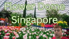 Singapore 🇸🇬 FLOWER DOME Gardens By The Bay! SAKURA Heaven [ 4K ] Full Tour