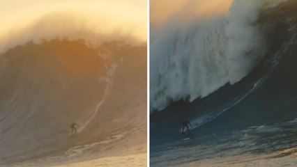 È l'onda più alta mai cavalcata da una donna? Il video dell'impresa della surfista Laura Crane
