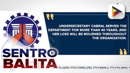 DPWH, nagpaabot ng pakikiramay sa mga naulila ni dating DPWH Usec. Cabral