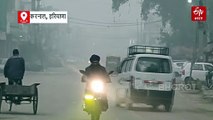 करनाल में छाया घना कोहरा, विजिबिलिटी कम होने से बढ़ी वाहन चालकों की परेशानी