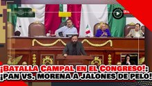 🔥🚨¡BATALLA CAMPAL EN EL CONGRESO CDMX! ¡PAN vs. MORENA a GOLPES y JALONES de GREÑAS!