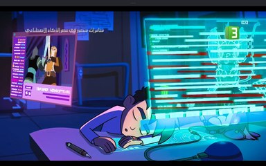 كرتون مغامرات منصور عصر الذكاء الاصطناعي الموسم الثاني الحلقة 1