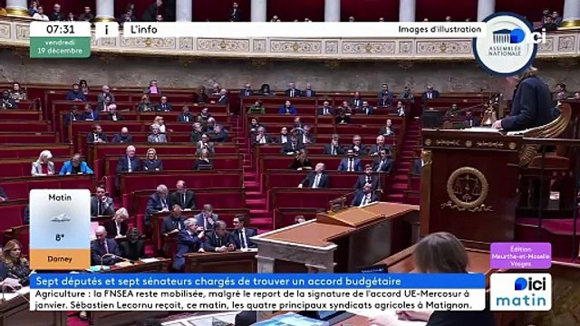 19/12/2025 - ici matin par Ici Lorraine (Meurthe-et-Moselle et Vosges) en vidéo