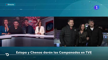 Chenoa y Estopa presentarán las Campanadas de RTVE sustituyendo a Andreu Buenafuente y Silvia Abril