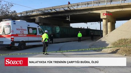 Malatya'da yük treninin çarptığı Buğra, öldü