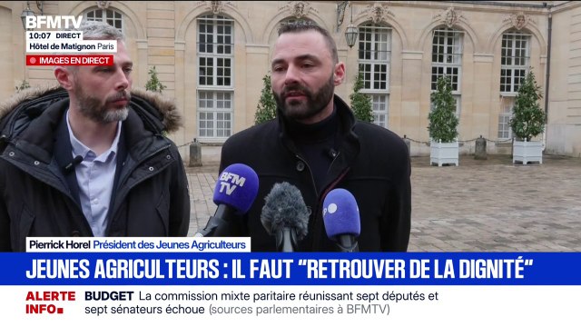 Sur le Mercosur, nous avons obtenu une première victoire , affirme Pierrick Horel, président des Jeunes Agriculteurs