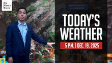 Today's Weather, 5 P.M. | DEC. 19, 2025