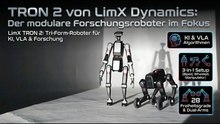 Neuer Forschungsroboter TRON 2 – Wheeled, Biped & Manipulator