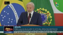 Brazil: Pres. Lula da Silva aims to veto bill reducing sentences to those involved in January 2023 attempted coup