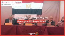 إعلان الحصر العددي للدائرة الثانية في انتخابات نواب 2025 بجنوب سيناء
