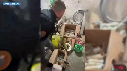 Sant'Antimo (NA) - Fabbrica illegale fuochi d'artificio: denunciato 34enne (19.12.25)