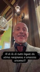 Andrea Sempio con il team difensivo a cena dopo l'udienza sul caso Garlasco: il video sui social