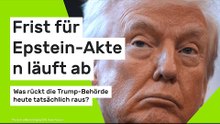 Frist für Epstein-Akten läuft ab: Was rückt die Trump-Behörde heute tatsächlich raus?