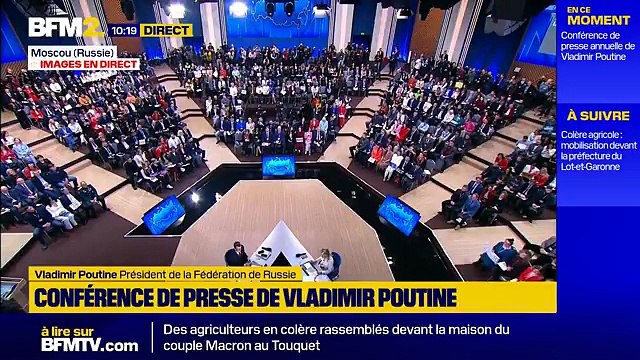 Vladimir Poutine persuadé de nouveaux succès de l'armée russe avant la fin de cette année (...) sur la ligne de front