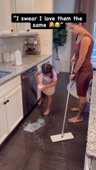 When You Love Your Kids Equally… Until the Milk Spills 😂 | Funny Parenting Moment