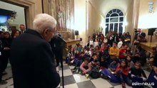 Al Quirinale "Doni di Natale", Mattarella ha incontrato 60 bimbi