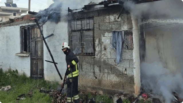 Fethiye’de ev yangını: 92 yaşındaki kadın yaralandı
