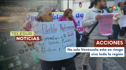 En México, movimientos denuncian la injerencia de EE.UU. contra América Latina