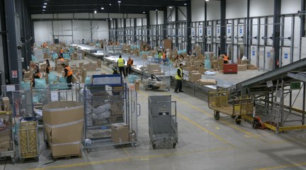 À Rombas, la plateforme logistique Chronopost carbure pour Noël