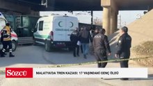 Malatya’da tren kazası: 17 yaşındaki genç öldü