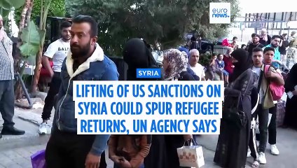 Lifting of US sanctions on Syria could spur refugee returns, UNHCR official says