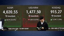 일본은행 금리 인상에도...코스피 0.65% 오른 4,020.55 마감 / YTN