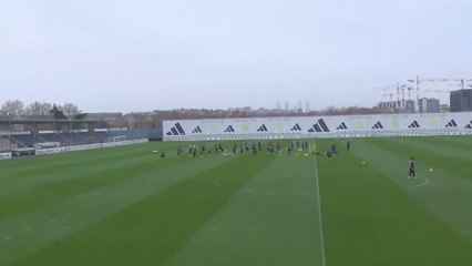 ENTRENAMIENTO del REAL MADRID previo al choque frente al SEVILLA