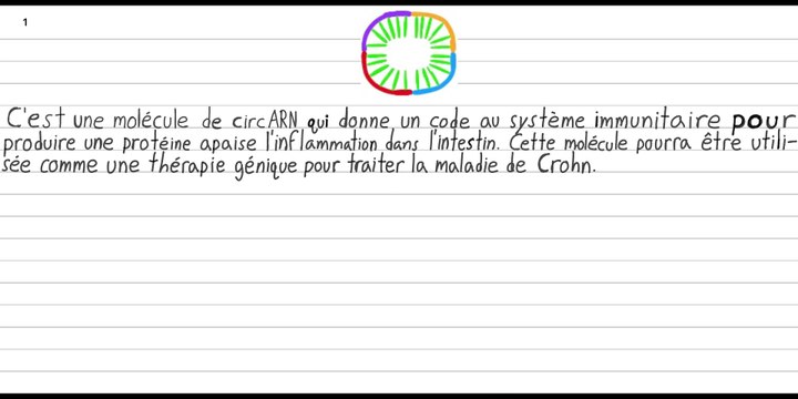 Une thérapie génique pour traiter la maladie crohn.