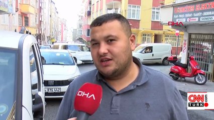 Esenler'de aynı noktada art arda 4 trafik kazası kamerada