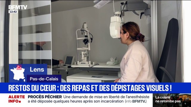 Objectif, deux jours pour y voir clair : les Restos du cœur organisent des dépistages visuels pour les plus précaires à Lens