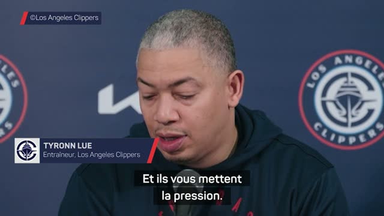 Clippers - Lue : “Nous n'avons pas su gérer la pression adverse”