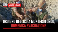 Ordigno bellico a Monterotondo, domenica evacuazione