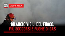 Bilancio vigili del fuoco, più soccorsi e fughe di gas