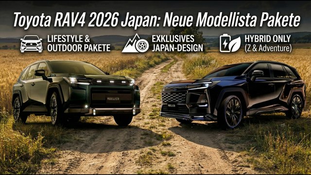 Toyota RAV4 Adventure 2026: Outdoor Package bringt Offroad-Look