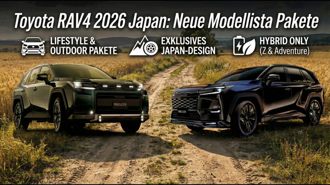 Toyota RAV4 Adventure 2026: Outdoor Package bringt Offroad-Look