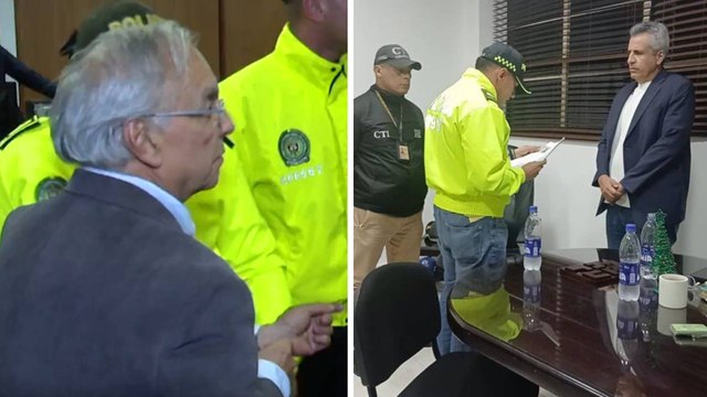 VIDEO | Así fue la captura de los exministros Luis Fernando Velasco y Ricardo Bonilla por el caso UNGRD