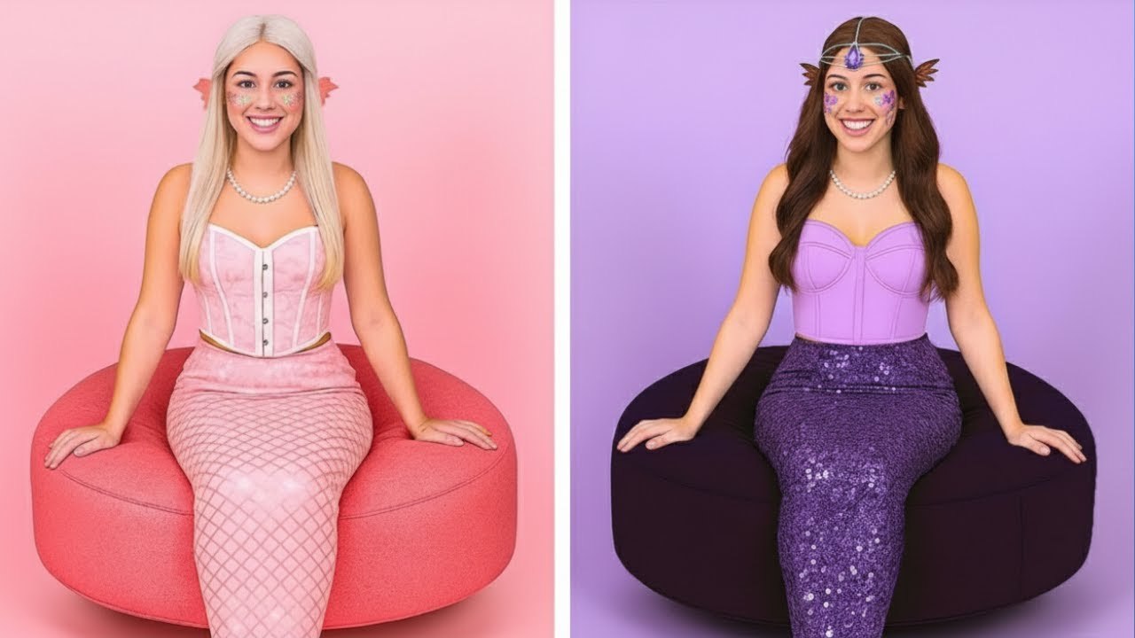 Sirène Soft vs Sirène Dark 🖤💖 Relooking Magique de Sirène