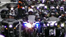 2021 – Johnny Hallyday : le 14 septembre, arrivée des motards pour l’inauguration de la statue (Paris Inostar)