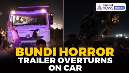 Bundi Horror: Trailer Overturns on Car, Four of Family Killed
